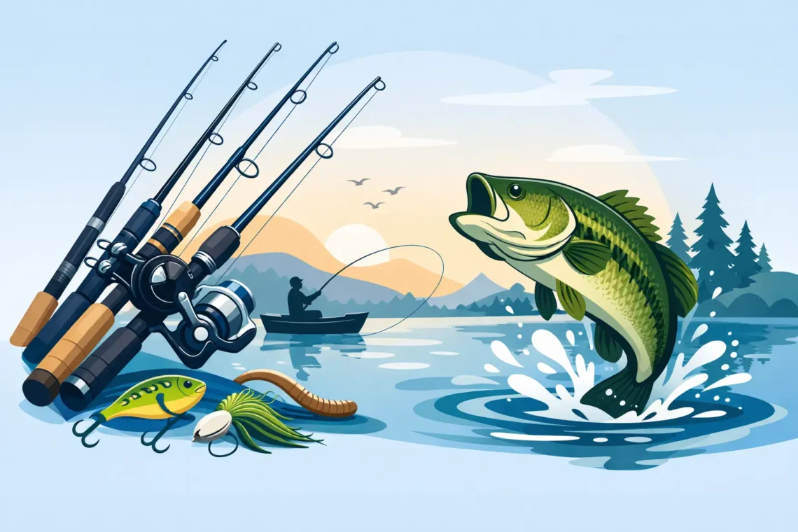 7 Best Bass Fishing Rods for Beginners